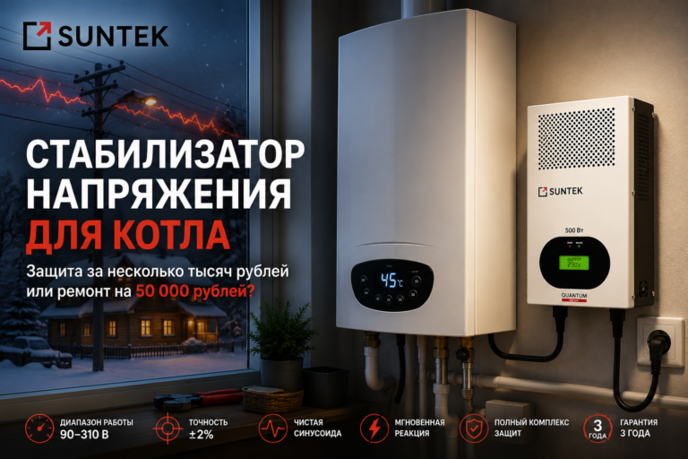 Стабилизатор напряжения для газового котла: почему экономия в несколько тысяч рублей может обернуться ремонтом на десятки тысяч